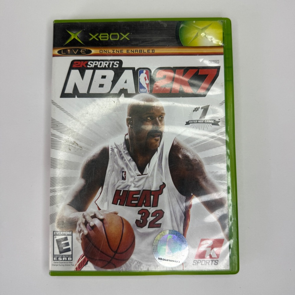 NBA 2K7 Xbox Video Game Shaq O'Neal Miami Heat Basketball Sports‎ Testedi